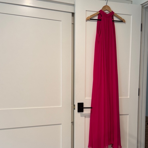 Vince Camuto Elegant Pink Halter Jumpsuit - Picture 1 of 6